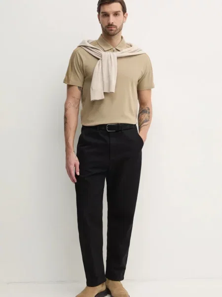 Polo majica Calvin Klein Jeans bež