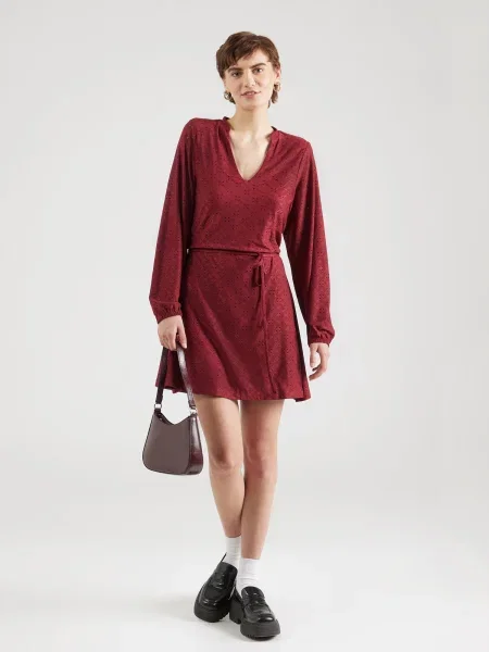 JDY Rochie JDYCATHINKA vin roșu