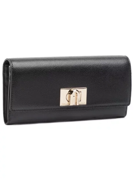 FURLA Novčanik zlatna crna