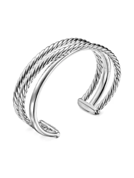 Brăţară David Yurman argintiu