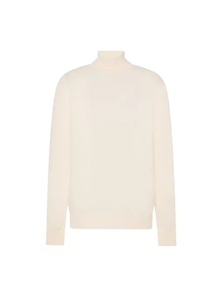 Sweter z golfem The Row biały