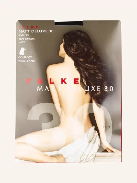 Falke Punčocháče Matt Deluxe 30 2 Kusy V Balení černá