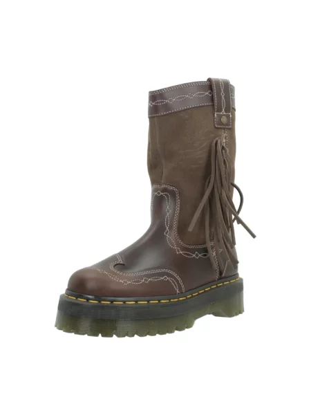 Kozaki Dr. Martens skórzane brązowe