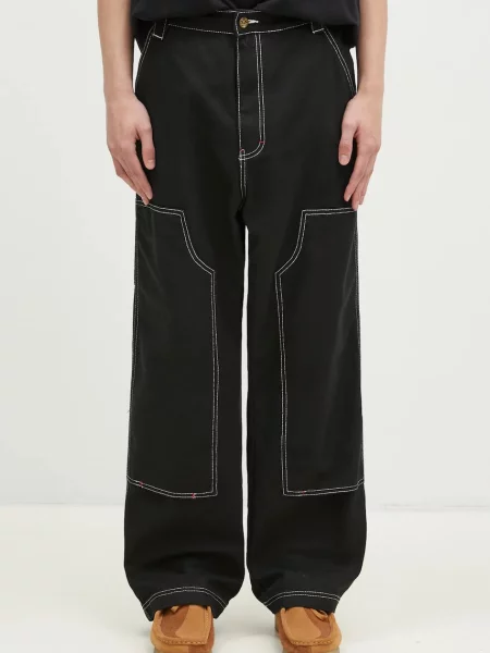ICECREAM farmer Canvas Carpenter Pant férfi fekete