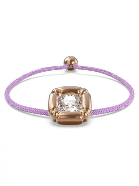 Bransoletka Swarovski fioletowa