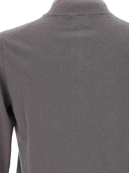 Pulover Sun68 de jumătate de fermoar gri