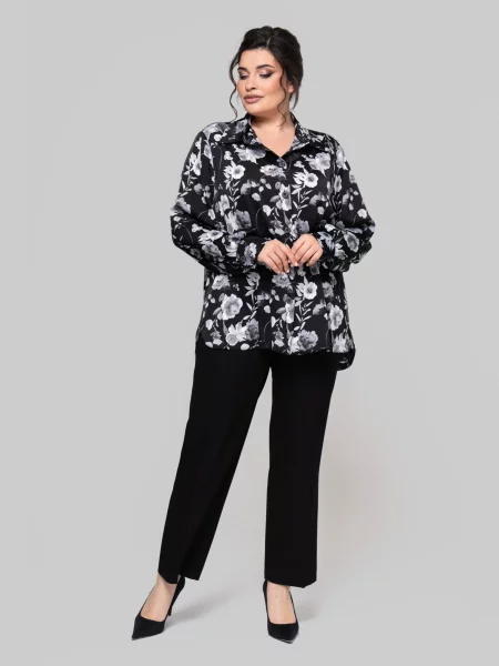 Сорочка All Posa чорний