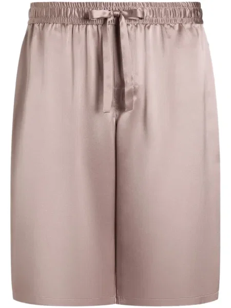 Pantaloni scurți Dolce & Gabbana din satin roz