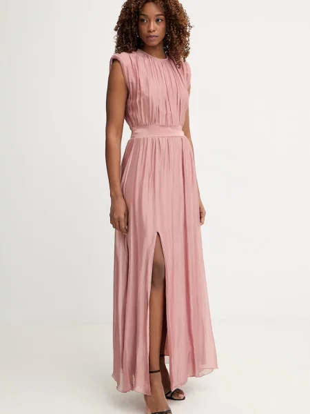 Haveone rochie cu mătase roz