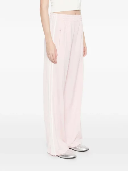 Kardigan Adidas z autografem do biegania w kratkę czerwony