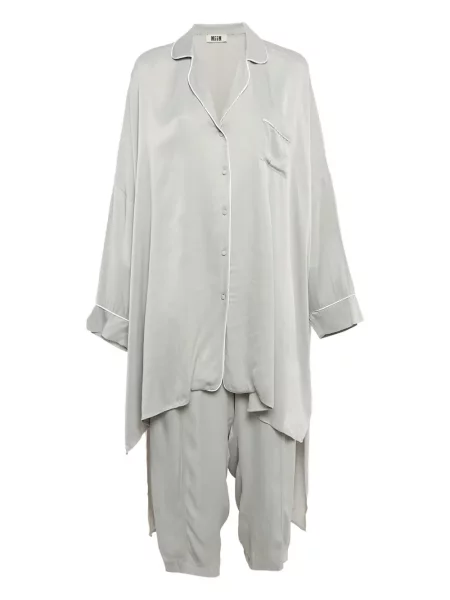 Spodnie Mii z krepy szare