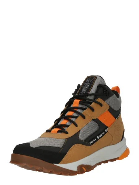 TIMBERLAND Kozačky světle / šedá / oranžová / černá hnědá