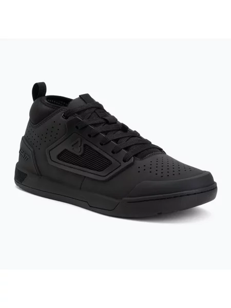 Велосипедні туфлі для платформ Leatt Flat black чорні