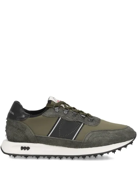 Sneakerși Philippe Model Paris din piele de căprioară verde