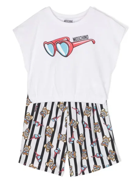 Szorty dziecięce Moschino białe