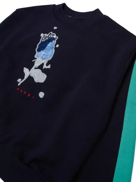 Bluza dziecięca Marni niebieska
