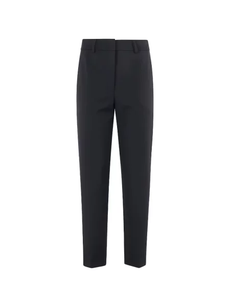 Cu centură pantaloni Seventy conici albastru
