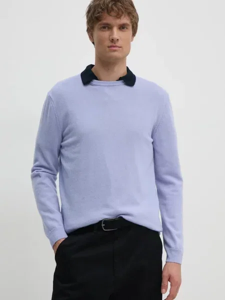 Volnen pulover United Colors of Benetton vijolična