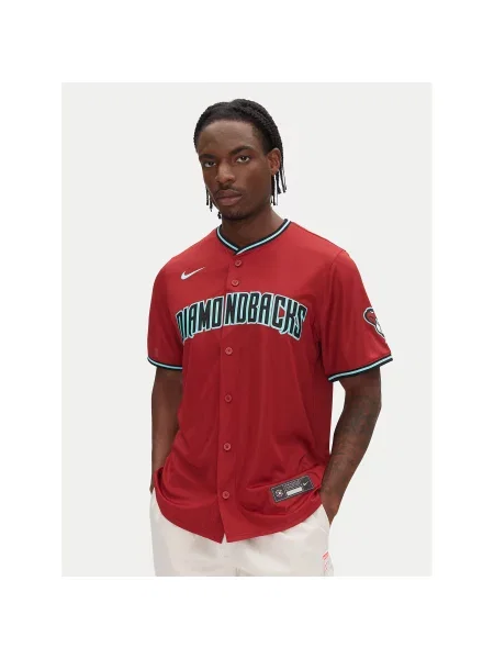 Nike T-shirt Regular Fit tamnocrvena