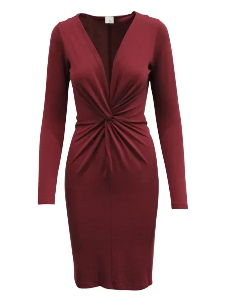 Rochie midi Iris & Ink până la genunchi de costum roșu