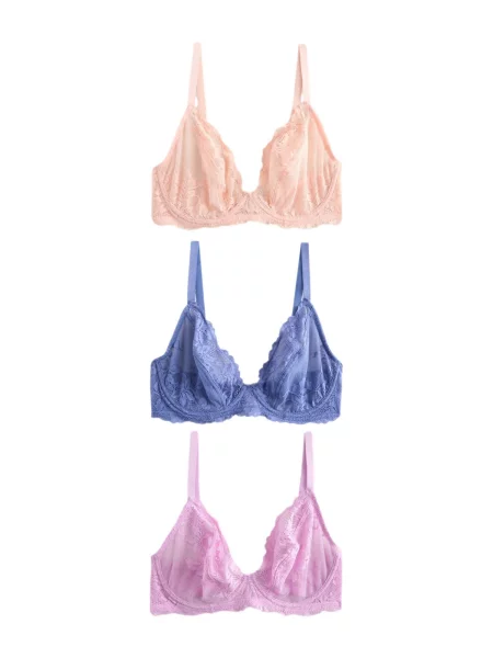 Next Sutien gențiană / mauve / corai albastru