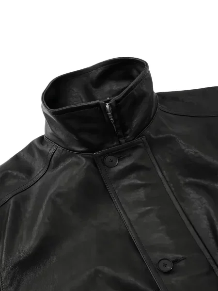 Geanta de piele Auralee negru