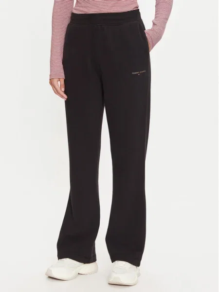 Tommy Jeans Pantaloni trening negru