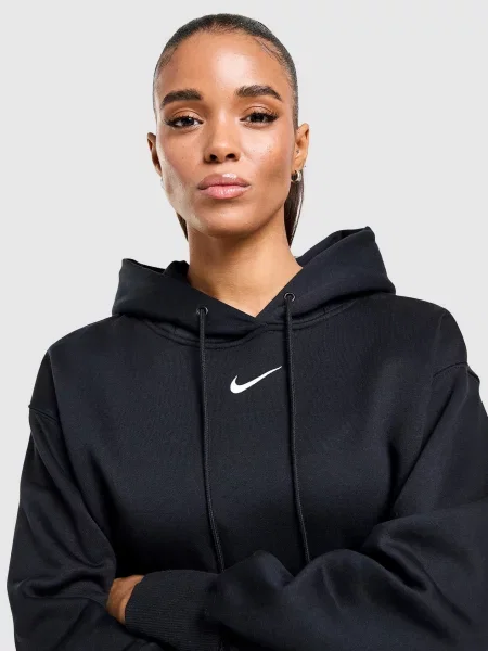 Nike Bluza Z Kapturem W Nsw Phnx Flc Os czarna