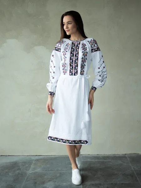 Вишита сукня Едельвіка бавовна/поліестер білий