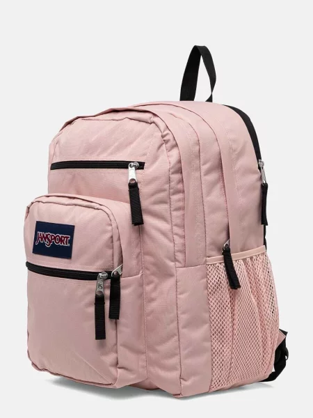 Однотонный большой рюкзак Jansport розовый