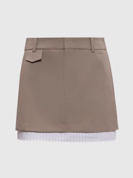 Спідниця Giungla з вовною Ssheena бежева