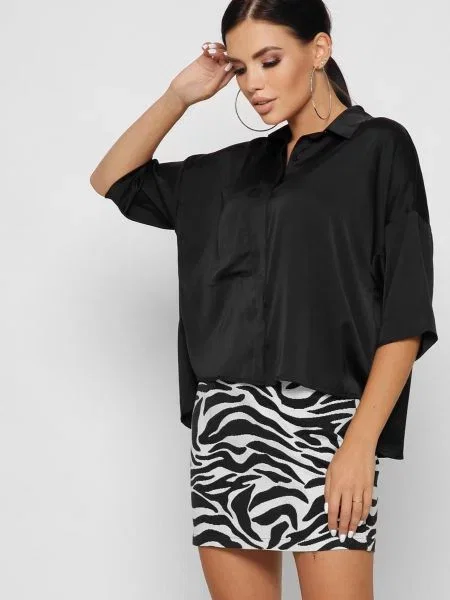 CARICA Блуза чорний