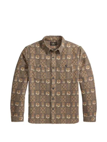 Lung cămașă Ralph Lauren Rrl gri