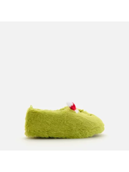Reserved Papuče Grinch žlutozelená