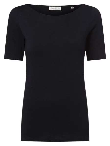 T-shirt z dżerseju slub Marc O'polo niebieska