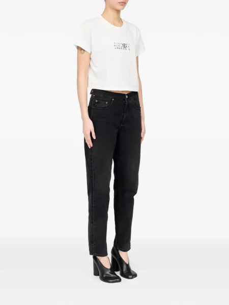 Tricou Mm6 Maison Margiela cu imagine alb