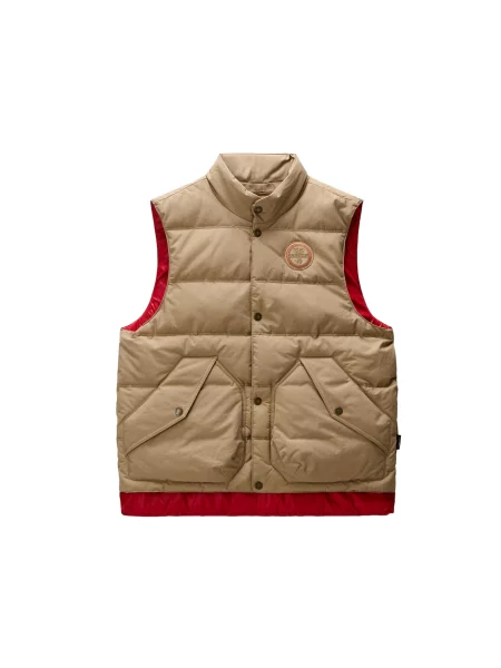 NAPAPIJRI Vestă ASKO deschis maro