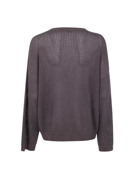 Sweter Brunello Cucinelli brązowy
