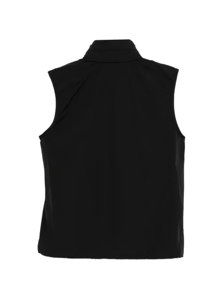 Vestă Aspesi fără mâneci negru