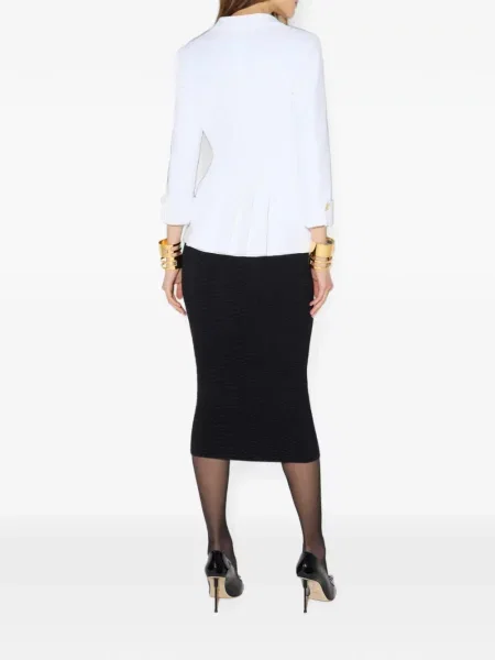 Geacă Elisabetta Franchi stretch alb