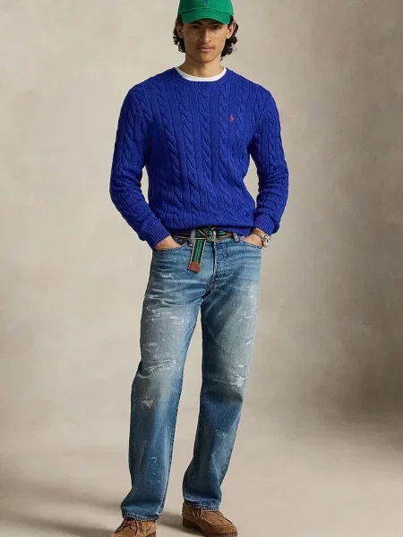 Polo Ralph Lauren sweter niebieski