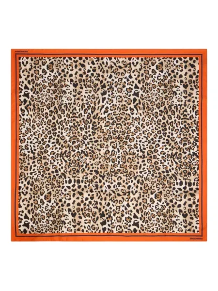 Fular Dsquared2 cu imagine cu model leopard
