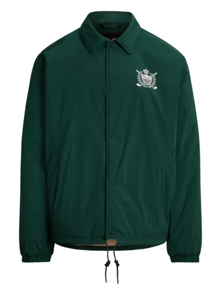 S ovratnikom jakna Rlx Ralph Lauren s printom zelena
