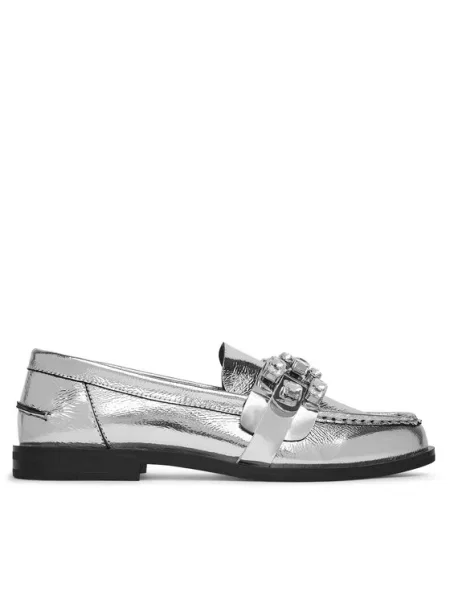 Eva Minge Loafers Ασημί