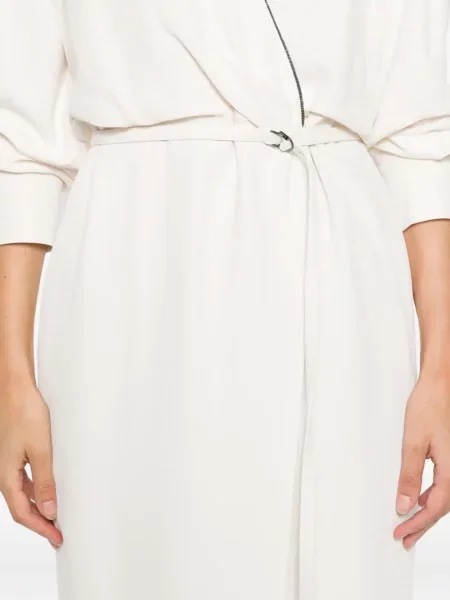 Rochie Brunello Cucinelli plic alb