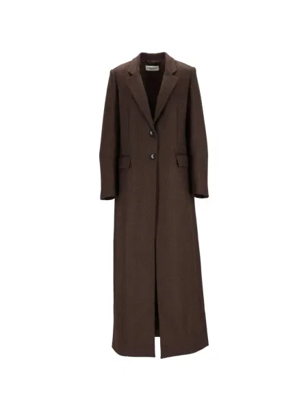 Palton Al Duca D’aosta 1902 cu model herringbone maro