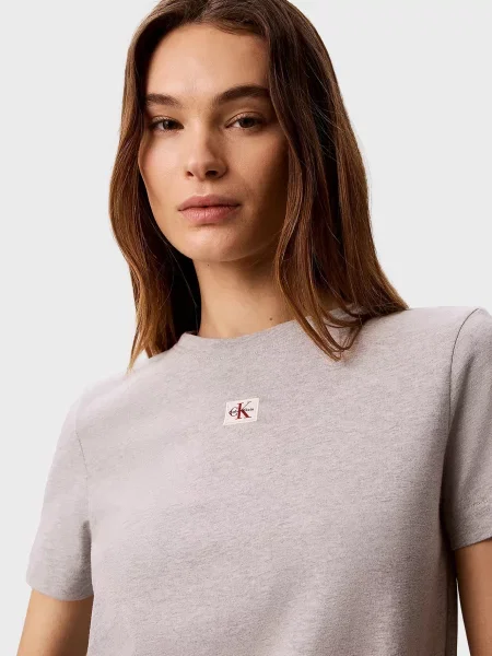 Класична футболка Calvin Klein Jeans сіра
