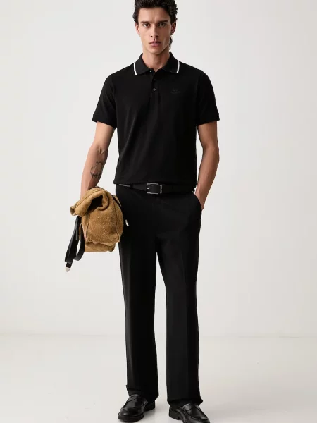 Tricou polo Karl Lagerfeld negru