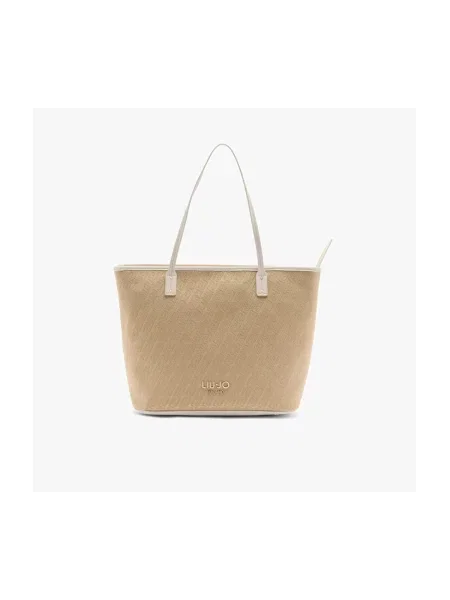 Geantă shopper Liu Jo bej
