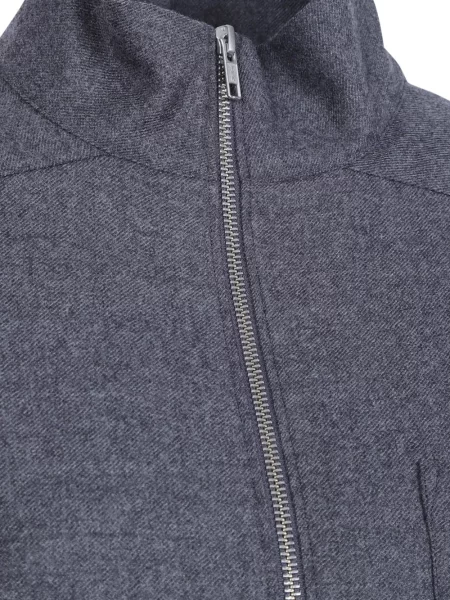 Μάλλινη μίνι φόρεμα Mm6 Maison Margiela γκρι